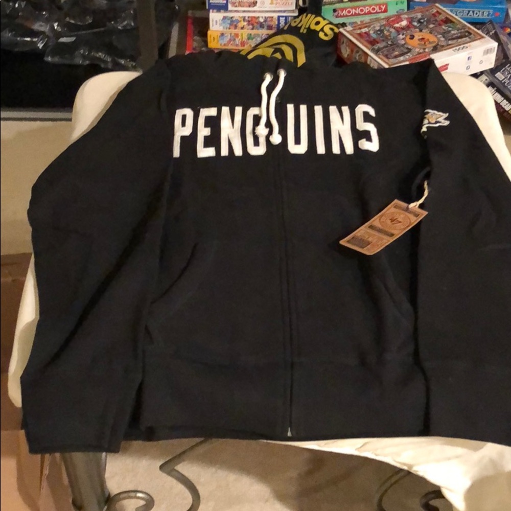 NHL Pittsburgh Penguins men’s full zip hoodie